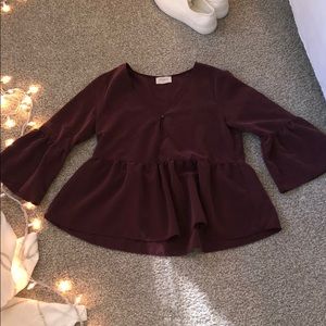 Peplum top